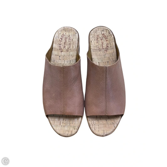 Shoes Heels Platform By Fitflop In Tan, Size: 9