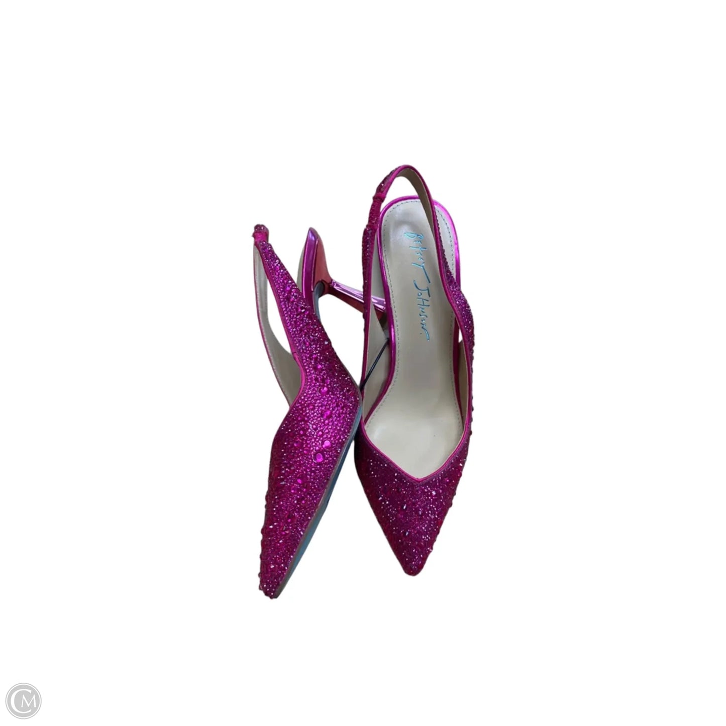 Shoes Heels Kitten By Betsey Johnson In Pink, Size: 6.5