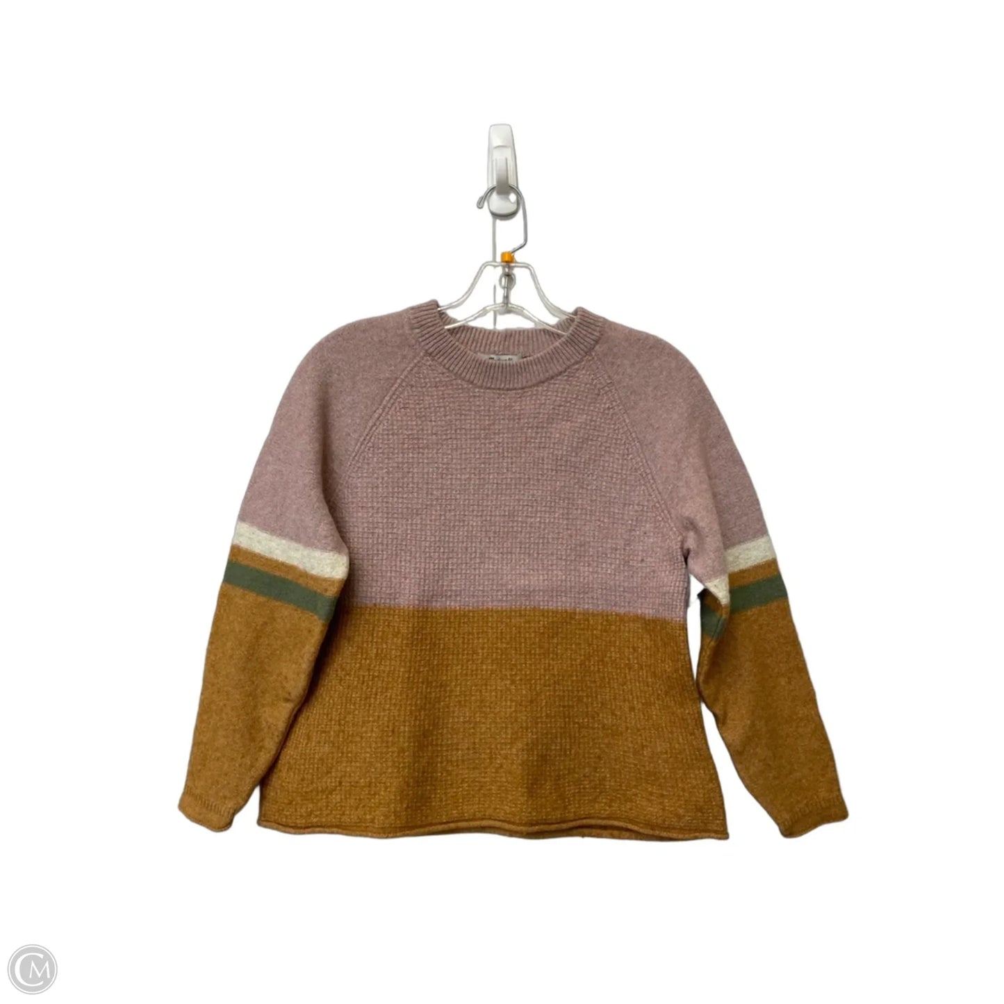 Sweater By Madewell In Orange & Pink, Size: S