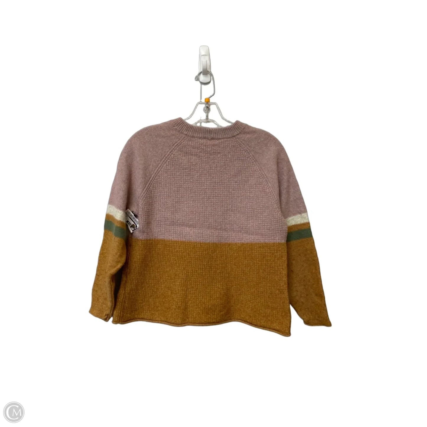 Sweater By Madewell In Orange & Pink, Size: S