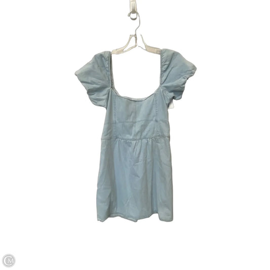Dress Casual Short By Show Me Your Mumu In Blue Denim, Size: M
