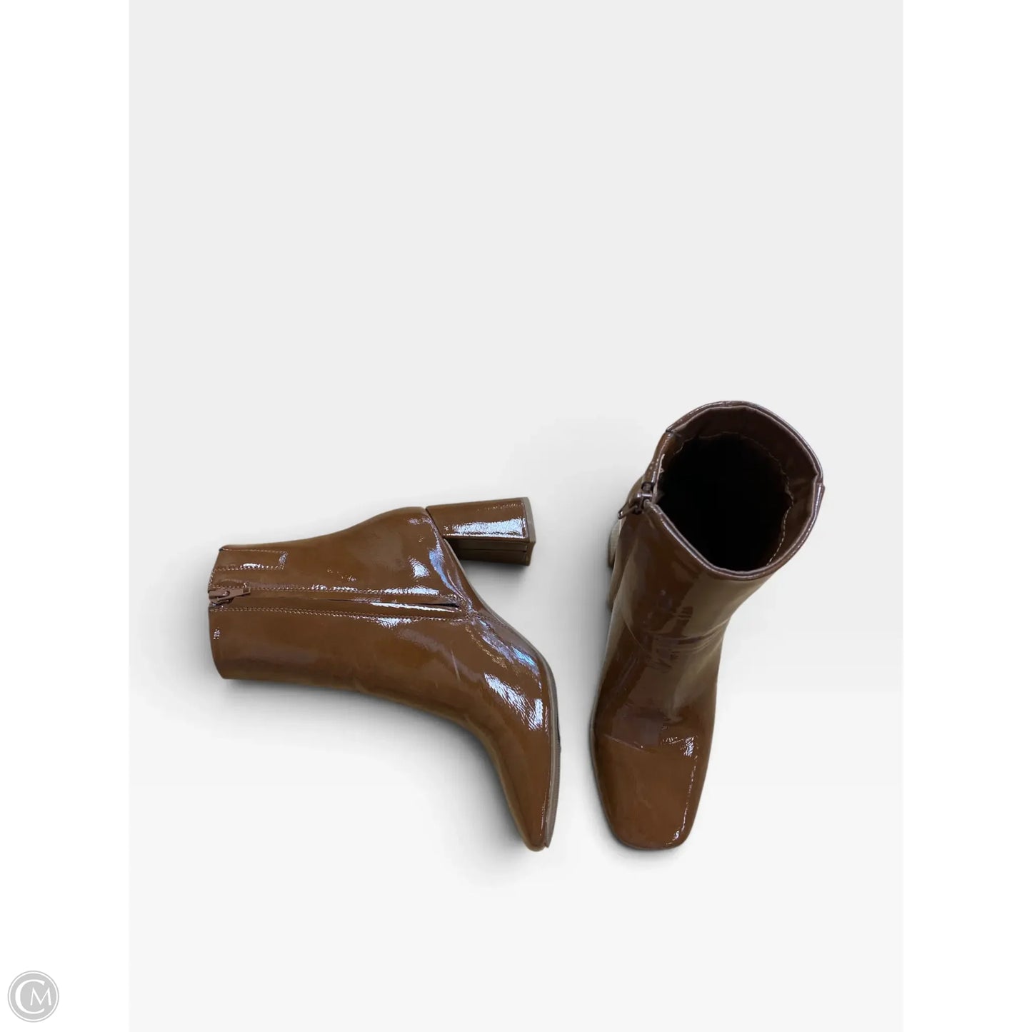 Boots Ankle Heels By Sugar In Brown, Size: 8