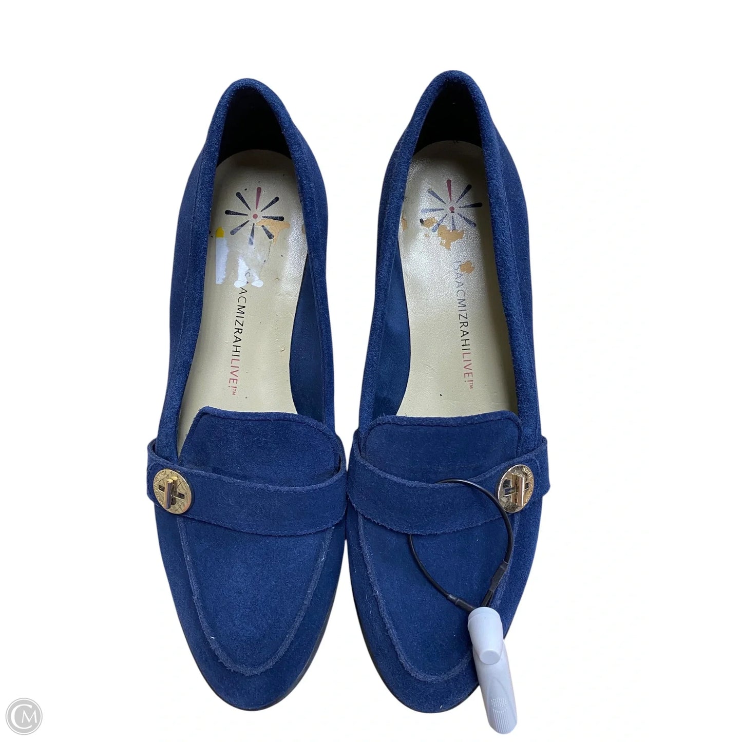 Shoes Flats By Isaac Mizrahi Live Qvc In Navy, Size: 8