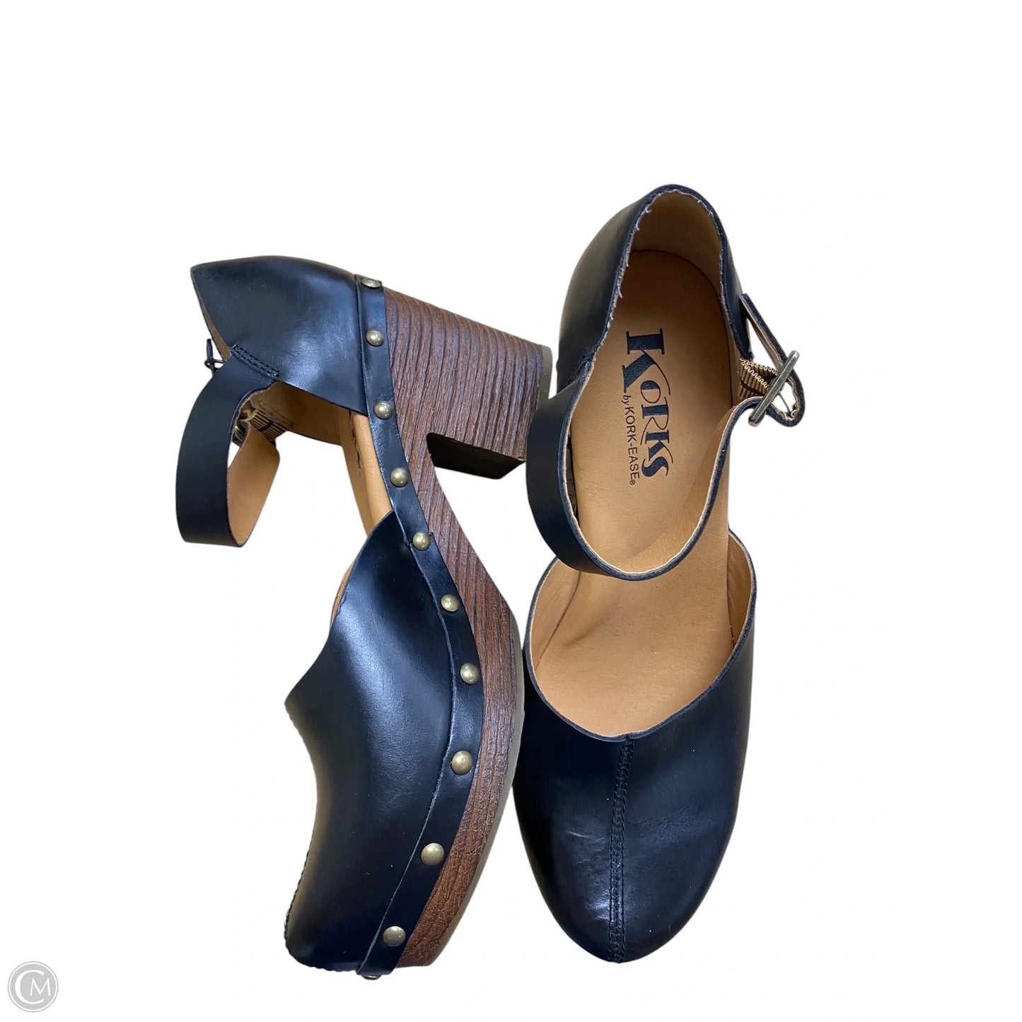 Shoes Heels Block By Korks In Black, Size: 8