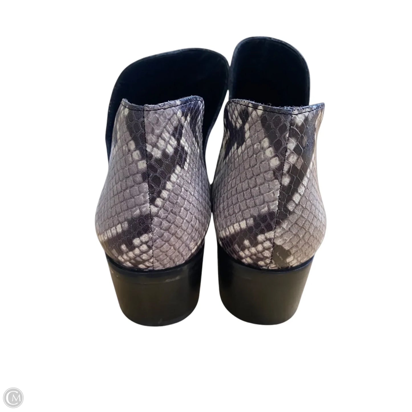Boots Ankle Heels By Marc Fisher In Animal Print, Size: 7.5