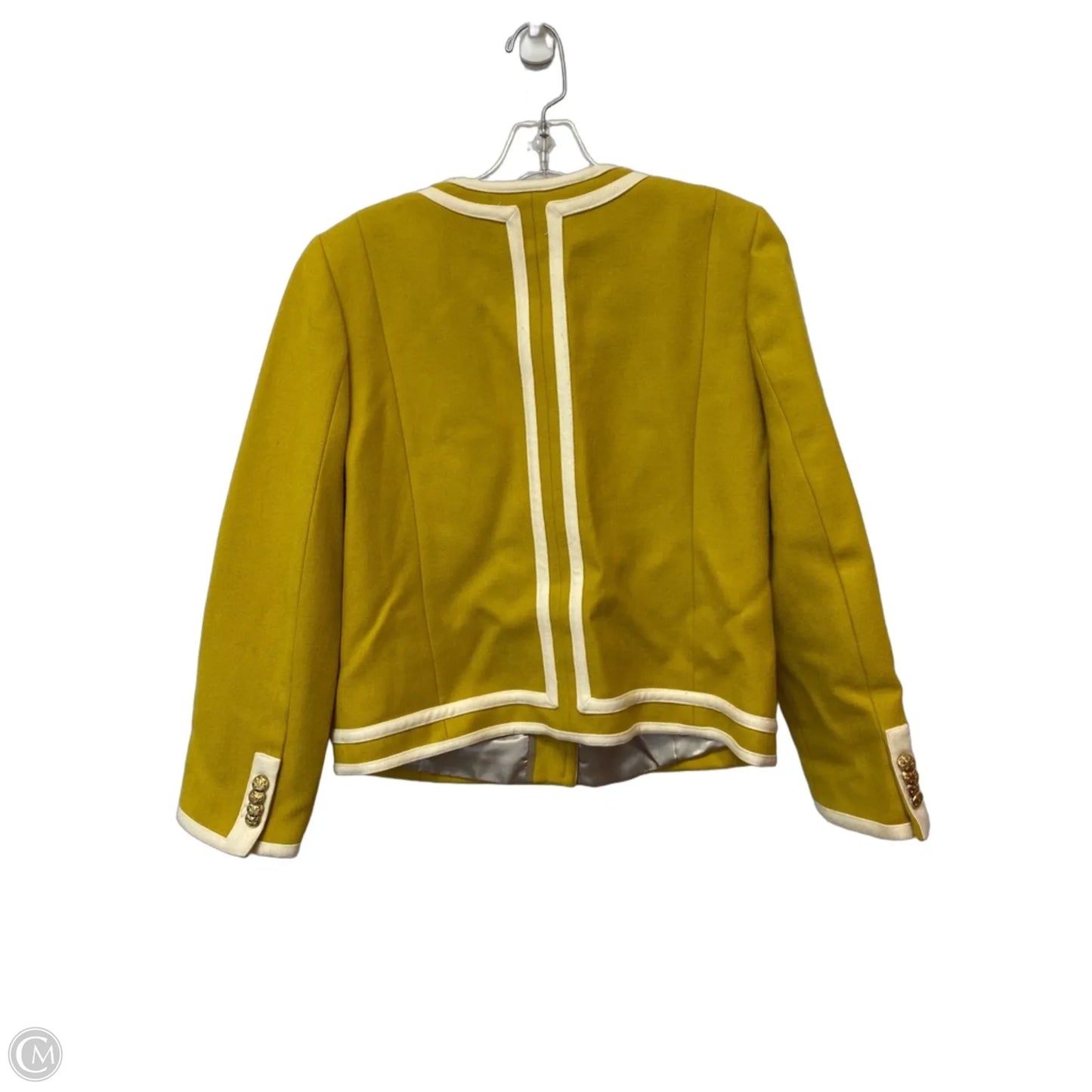 Blazer By J. Crew In Yellow, Size: 6