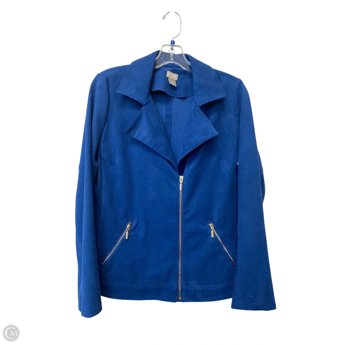 Jacket Other By Chicos In Blue, Size: 0
