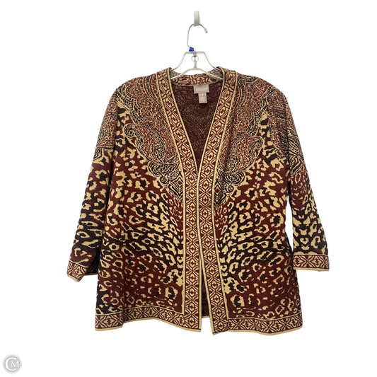 Cardigan By Chicos In Multi-colored, Size: 8