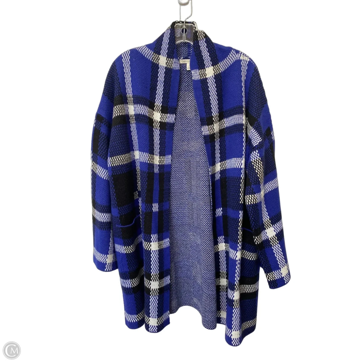 Shawl By Cato In Plaid Pattern, Size: L