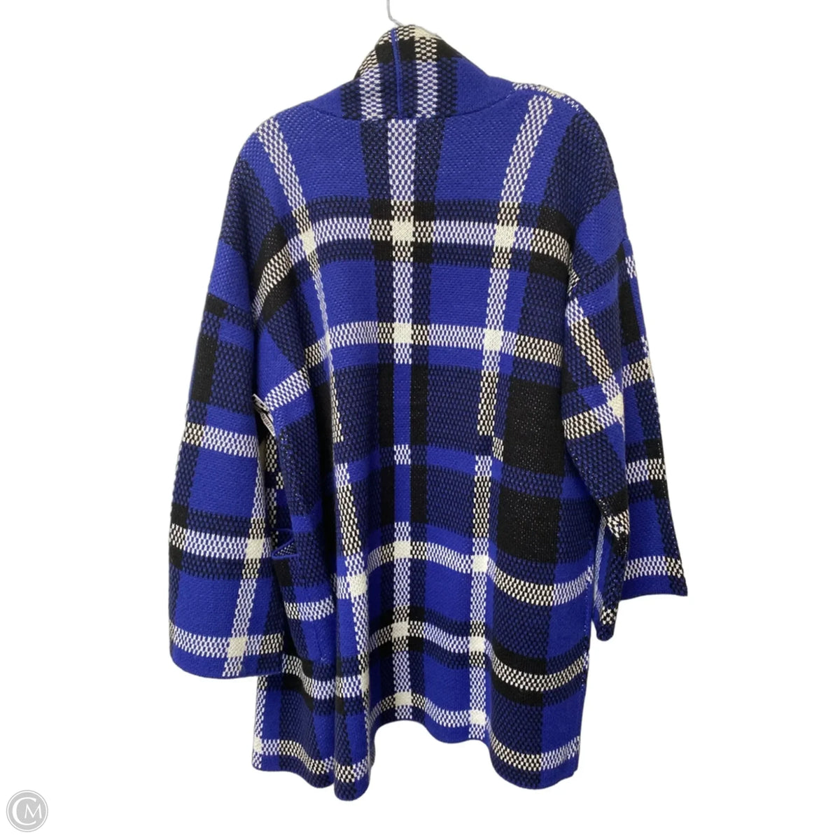 Shawl By Cato In Plaid Pattern, Size: L