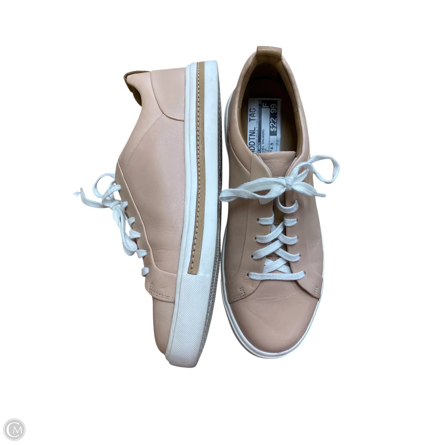 Shoes Sneakers By Clarks In Pink, Size: 8.5