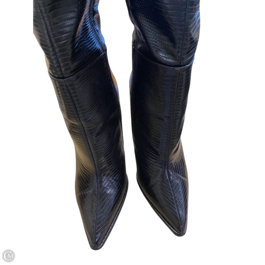 Boots Knee Heels By Steve Madden In Black, Size: 10