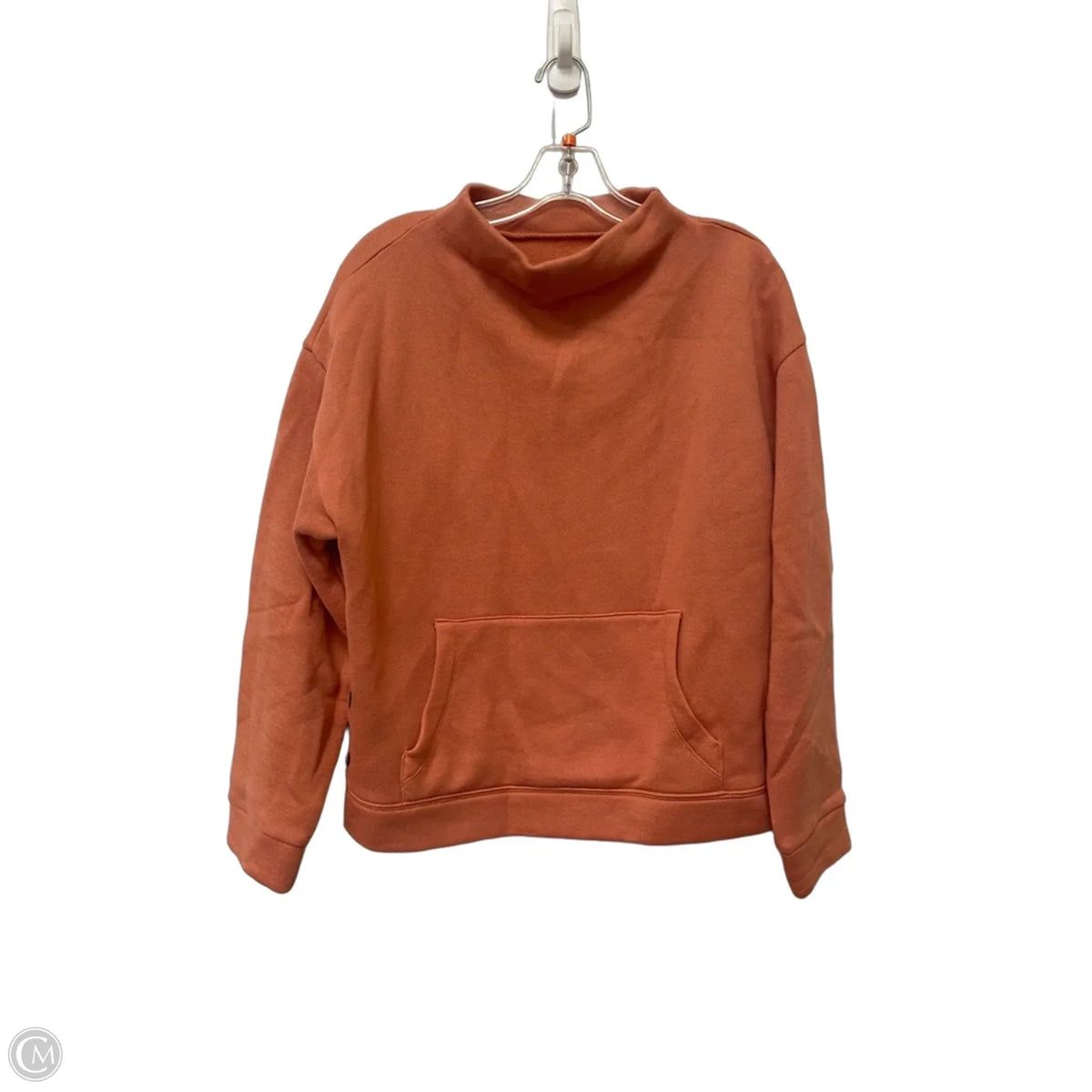 Sweatshirt Collar By Madewell In Orange, Size: M