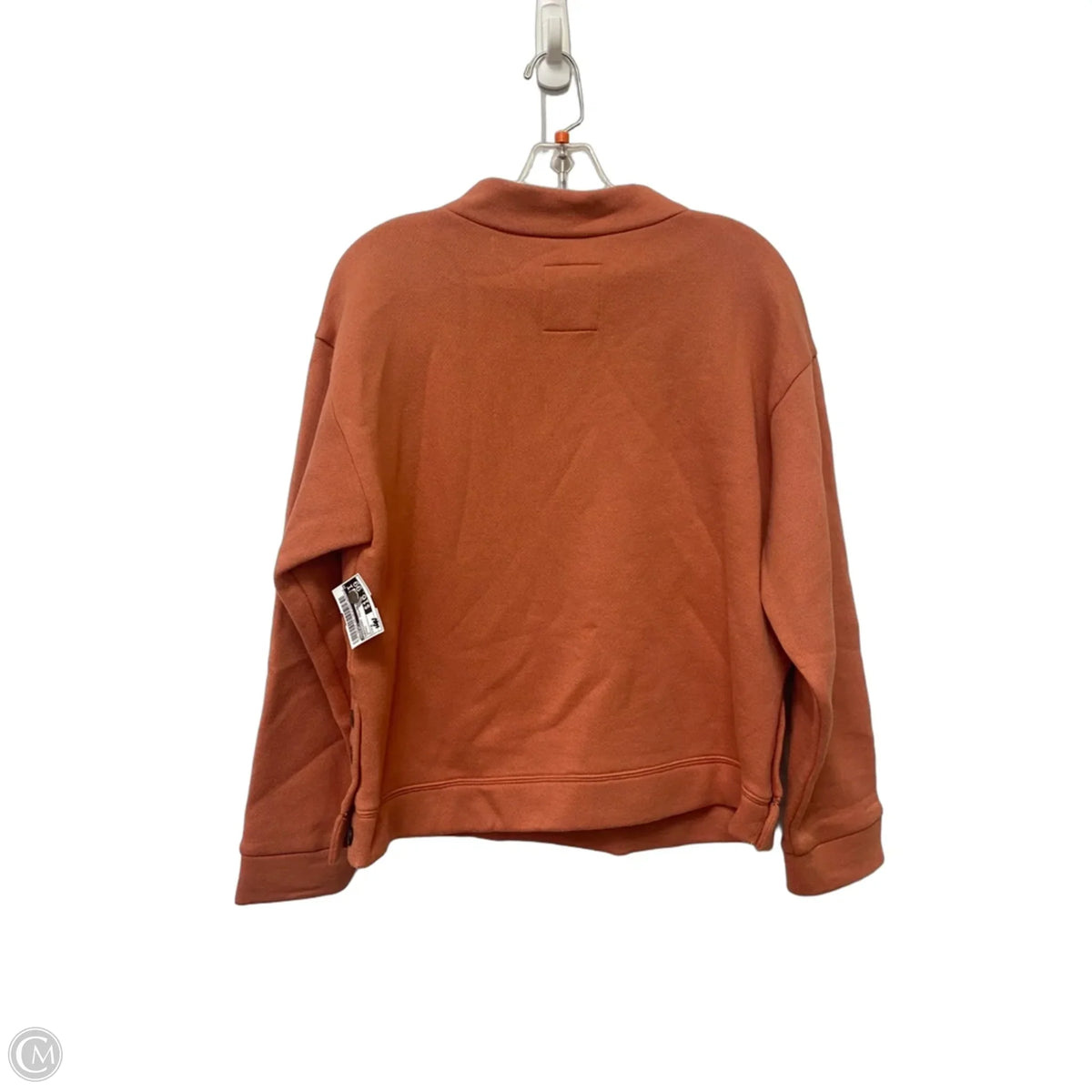 Sweatshirt Collar By Madewell In Orange, Size: M