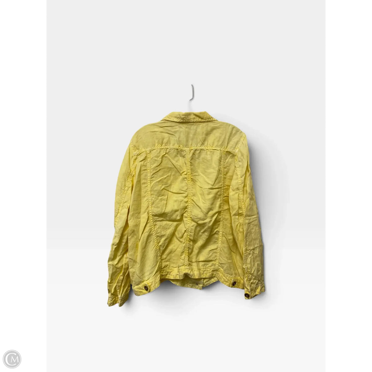 Jacket Other By Chicos In Yellow, Size: Xl