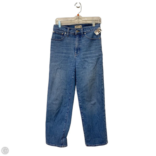 Jeans Wide Leg By Madewell In Blue, Size: 4