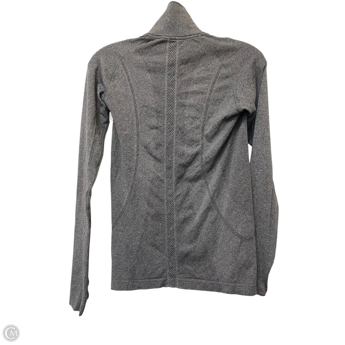 Athletic Jacket By Lululemon In Grey, Size: 6