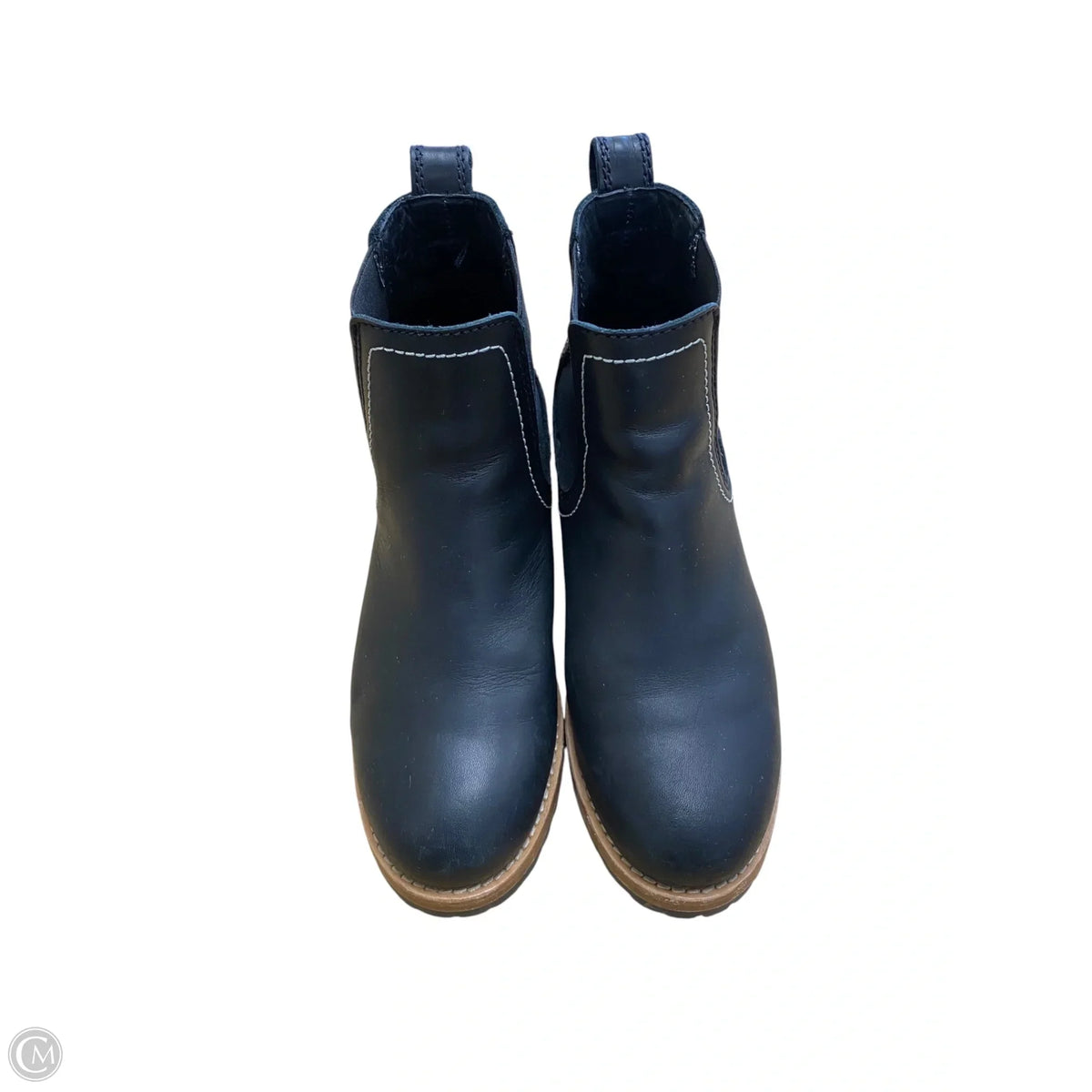 Boots Ankle Heels By Clothes Mentor In Black, Size: 6