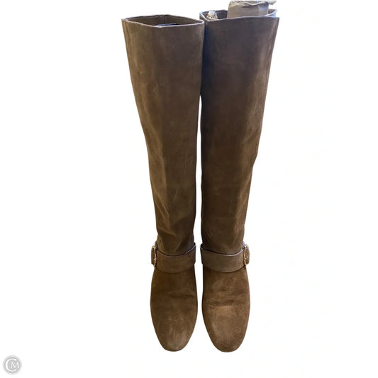Boots Designer By Tory Burch In Brown, Size: 9