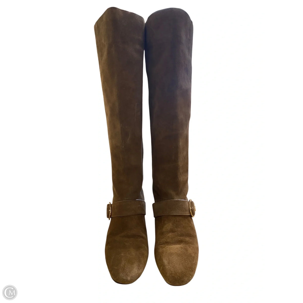 Boots Designer By Tory Burch In Brown, Size: 9