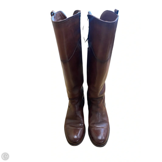 Boots Designer By Frye In Brown, Size: 9.5