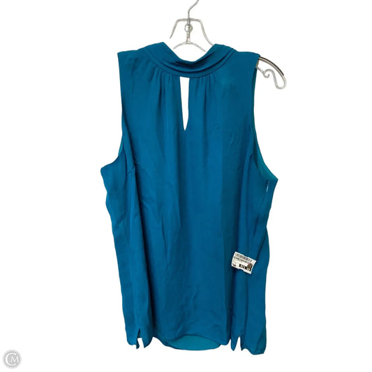Top Sleeveless By White House Black Market In Blue, Size: Xl