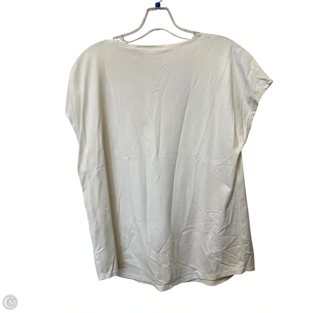 Top Sleeveless By Chicos In White, Size: 2
