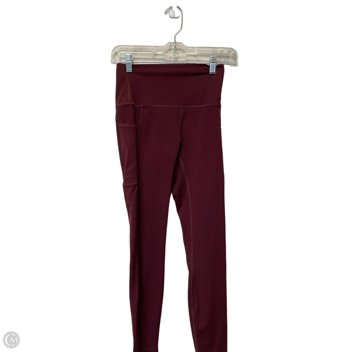 Athletic Leggings By Cme In Maroon, Size: Xs