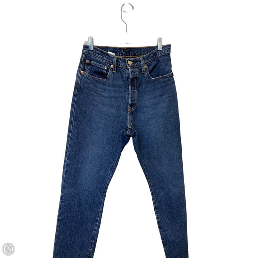 Jeans Straight By Levis In Blue, Size: 8