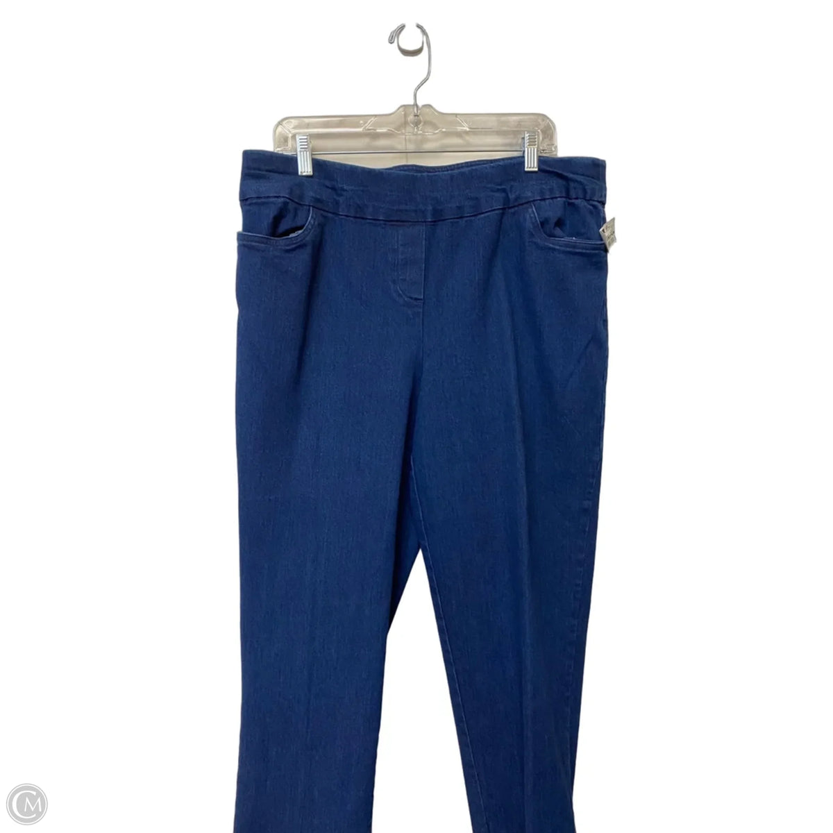 Jeans Straight By Alfred Dunner In Blue, Size: 16