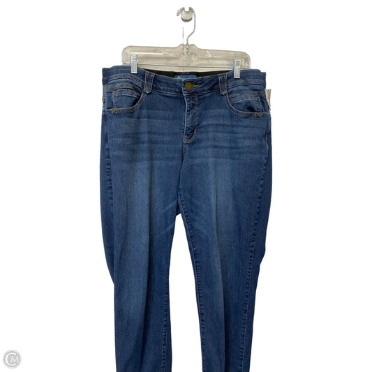Jeans Straight By Democracy In Blue, Size: 18