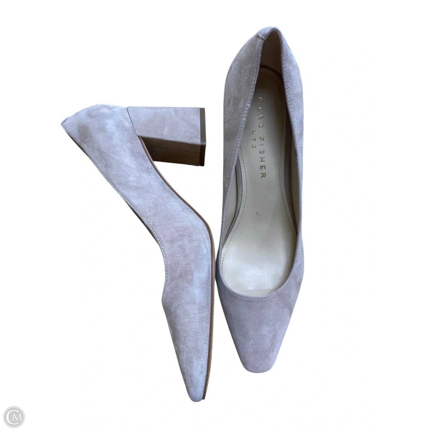Shoes Heels Block By Marc Fisher In Tan, Size: 9.5