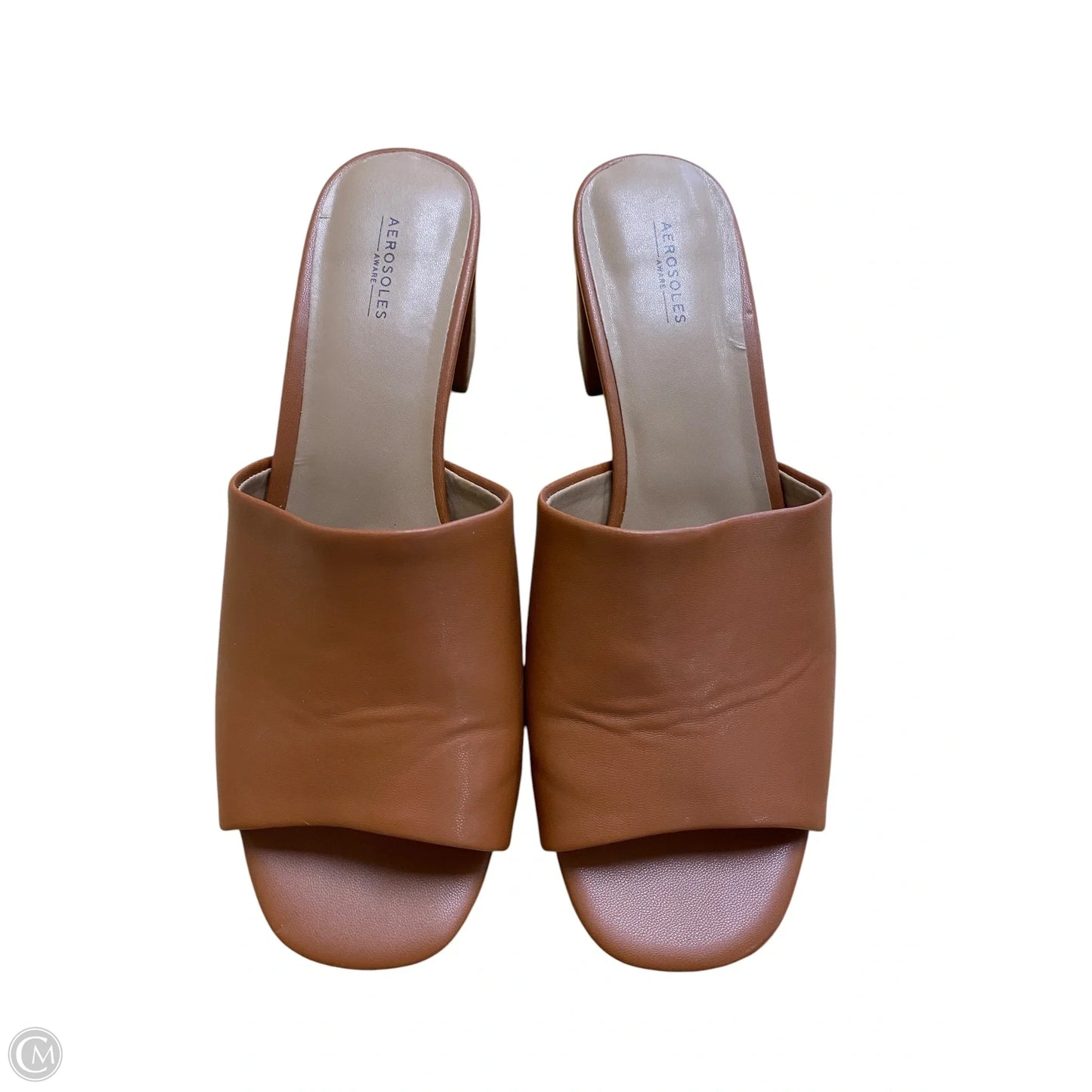 Shoes Heels Block By Aerosoles In Brown, Size: 8
