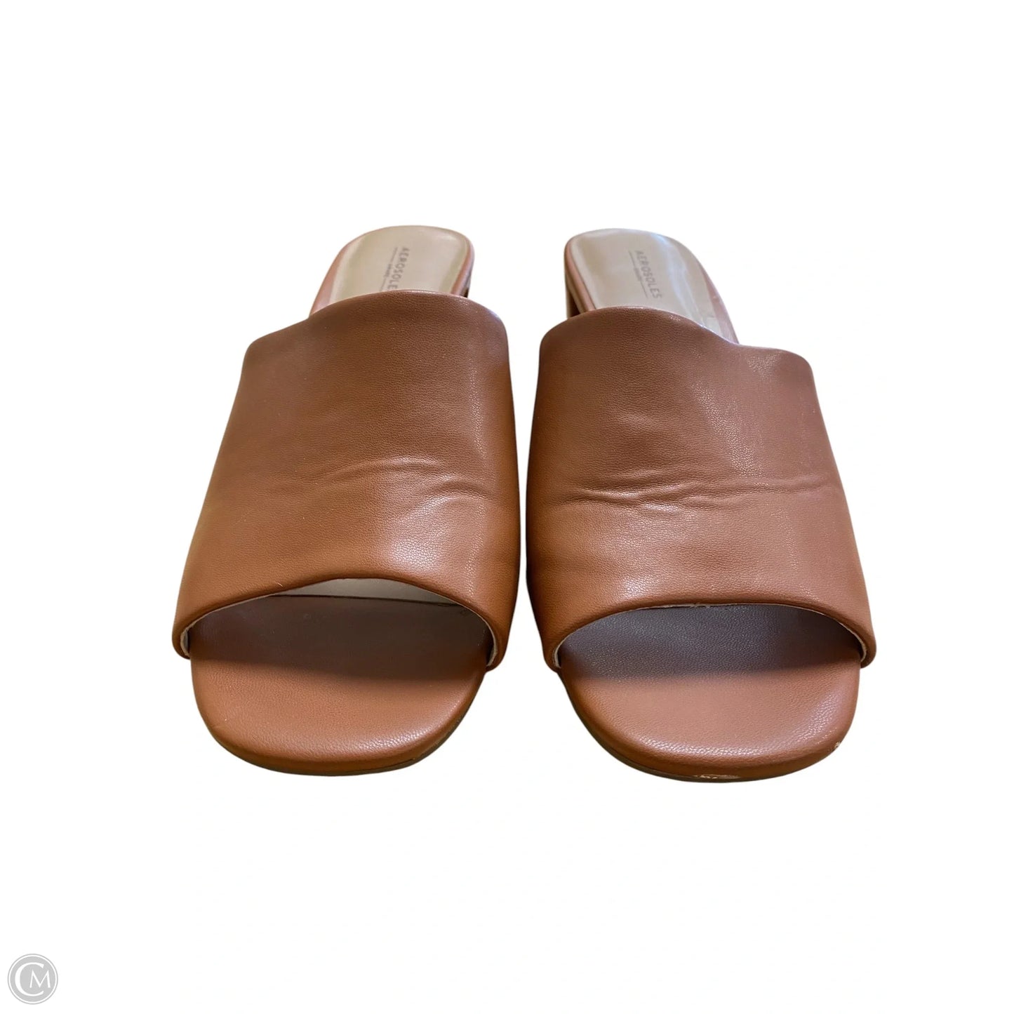 Shoes Heels Block By Aerosoles In Brown, Size: 8