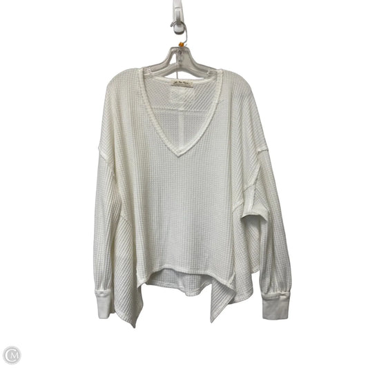 Top Long Sleeve By We The Free In White, Size: Xs