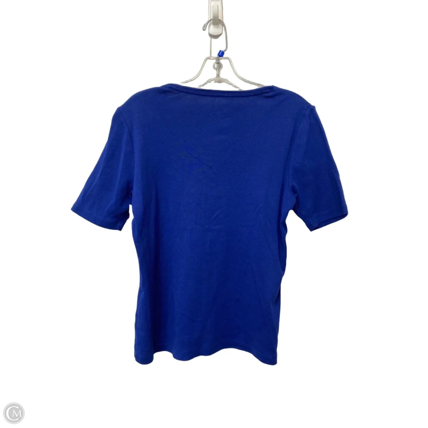 Top Short Sleeve By Chicos In Blue, Size: M