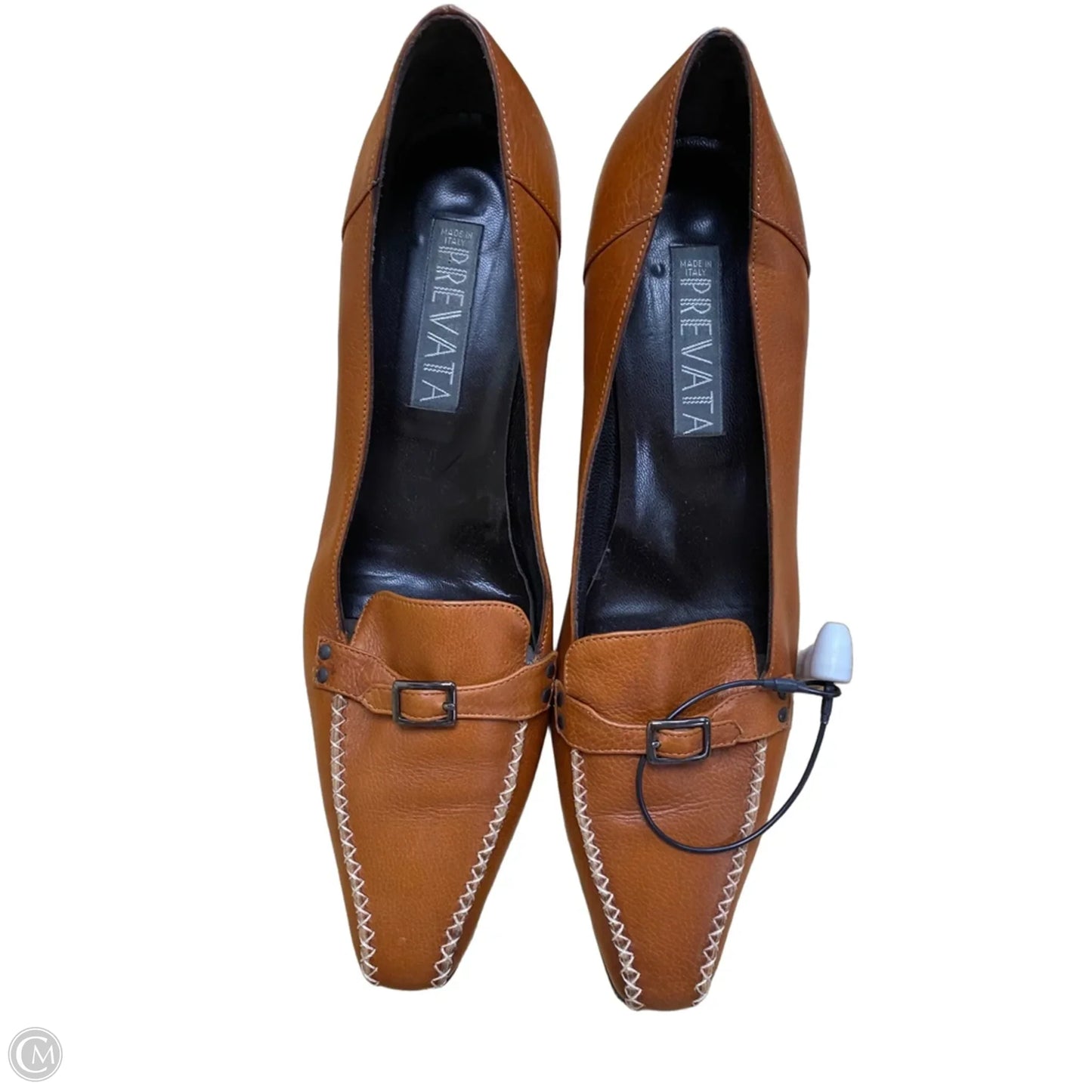 Shoes Heels Kitten By Clothes Mentor In Brown, Size: 9.5