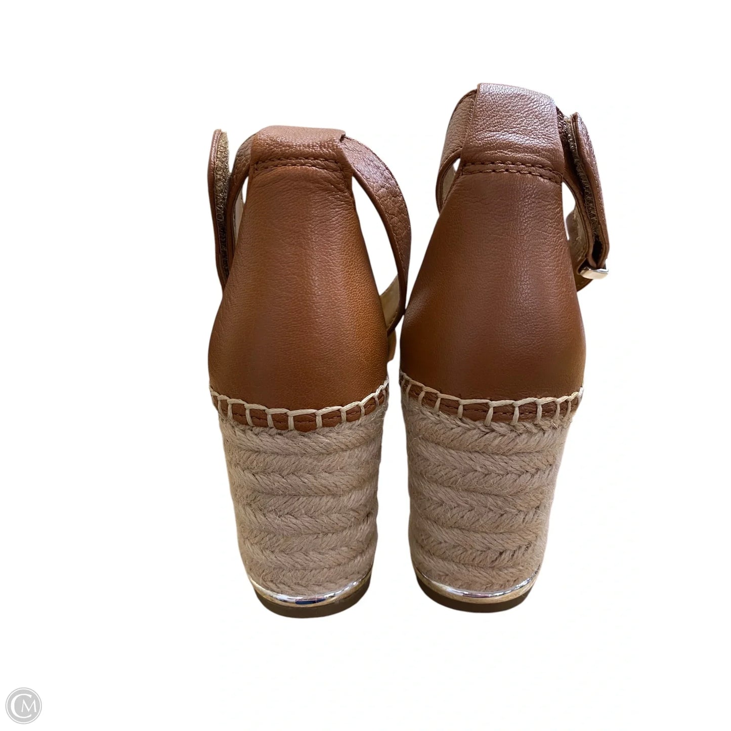 Shoes Heels Wedge By Franco Sarto In Brown, Size: 8