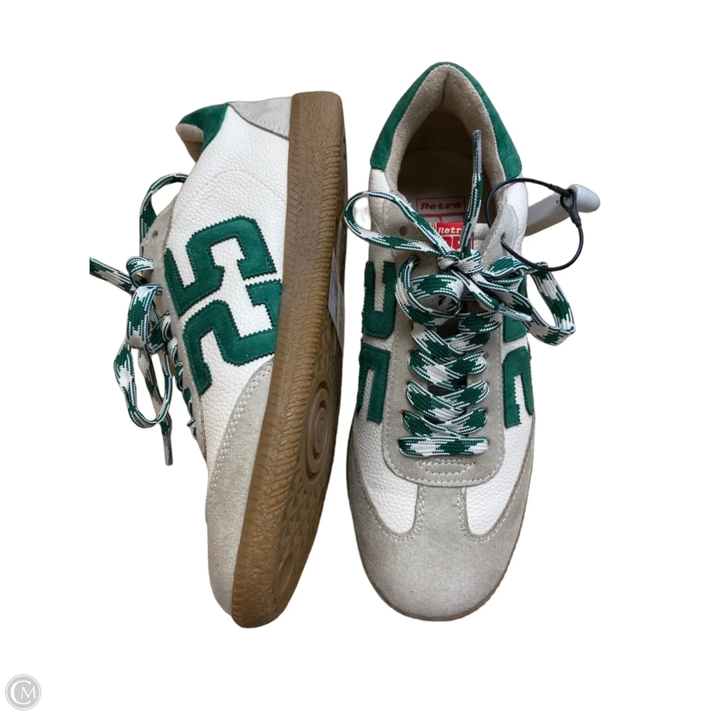 Shoes Sneakers By Shu Shop In Green & White, Size: 7