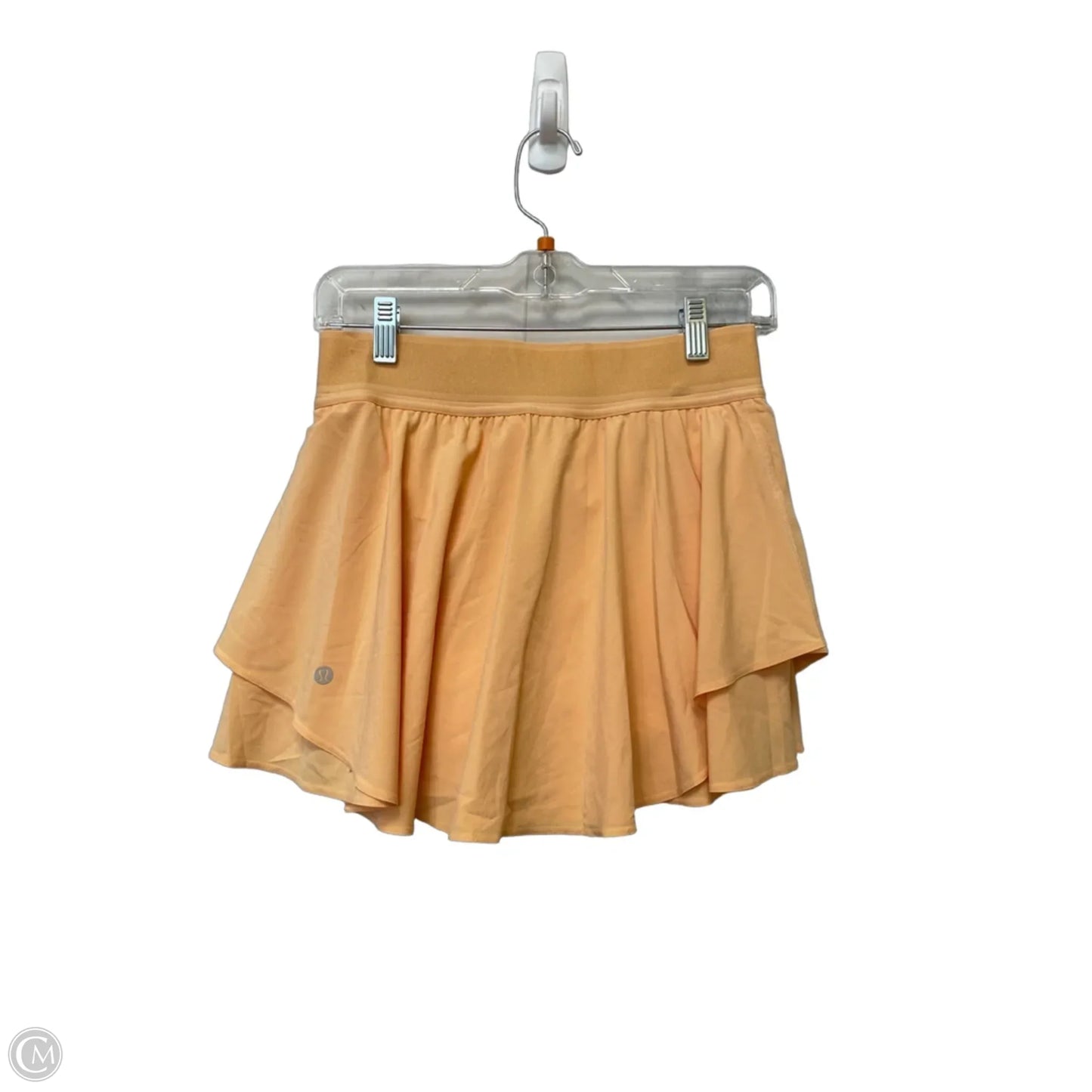 Athletic Skirt By Lululemon In Orange, Size: 6