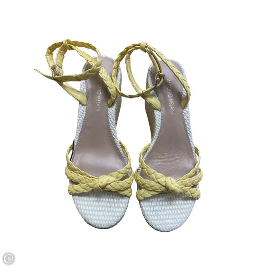 Shoes Heels Wedge By Antonio Melani In Yellow, Size: 5