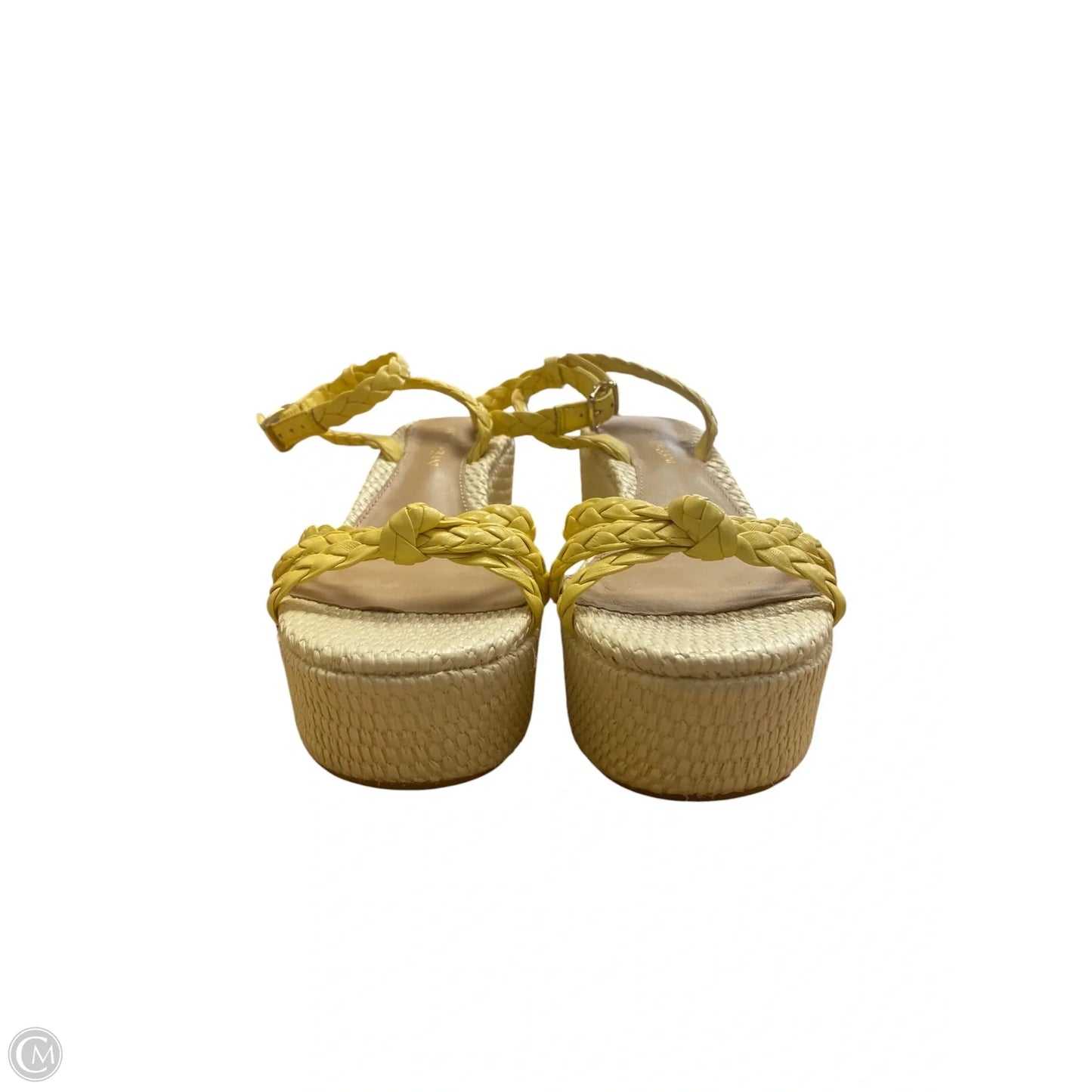 Shoes Heels Wedge By Antonio Melani In Yellow, Size: 5