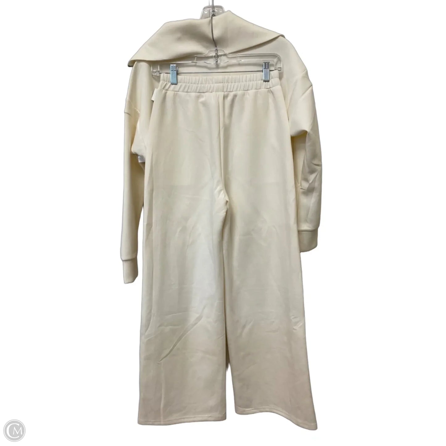 Pants Set 2pc By Cmb In Cream, Size: S
