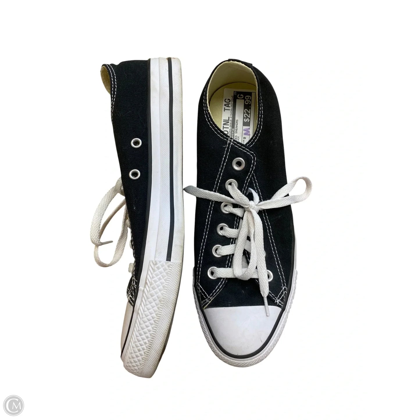 Shoes Sneakers By Converse In Black, Size: 9