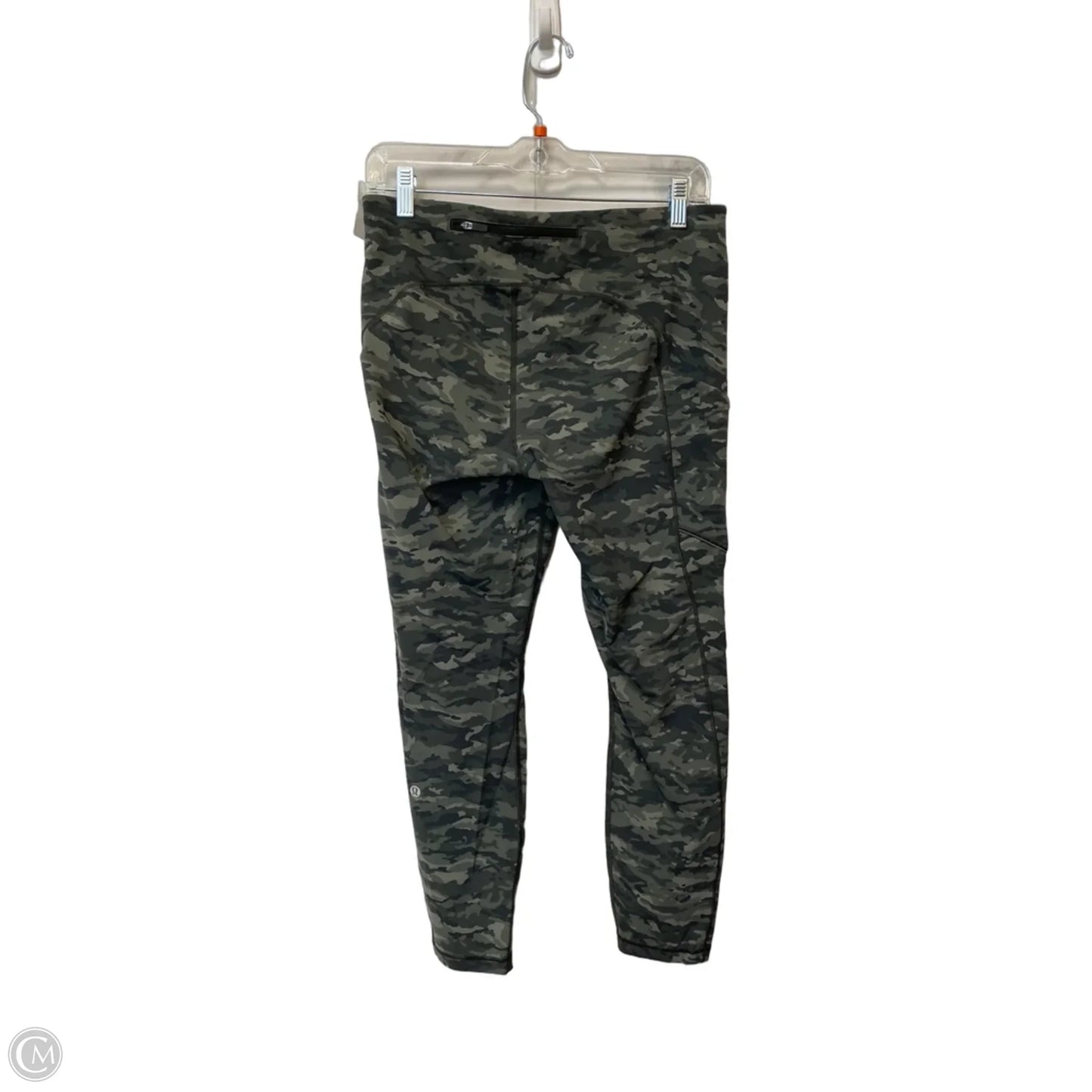 Athletic Leggings Capris By Lululemon In Camouflage Print, Size: 10