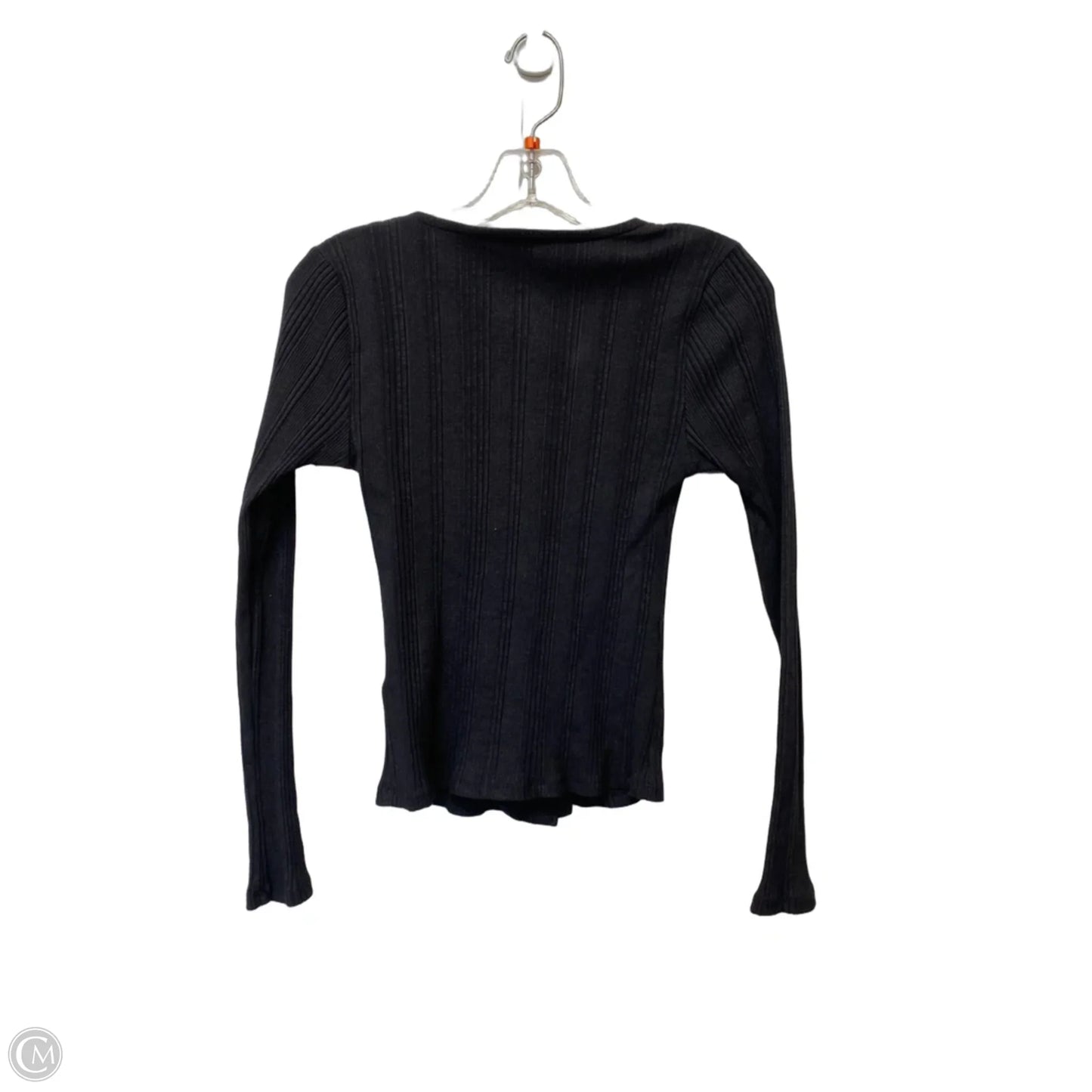 Top Long Sleeve Basic By Anthropologie In Black, Size: Xs