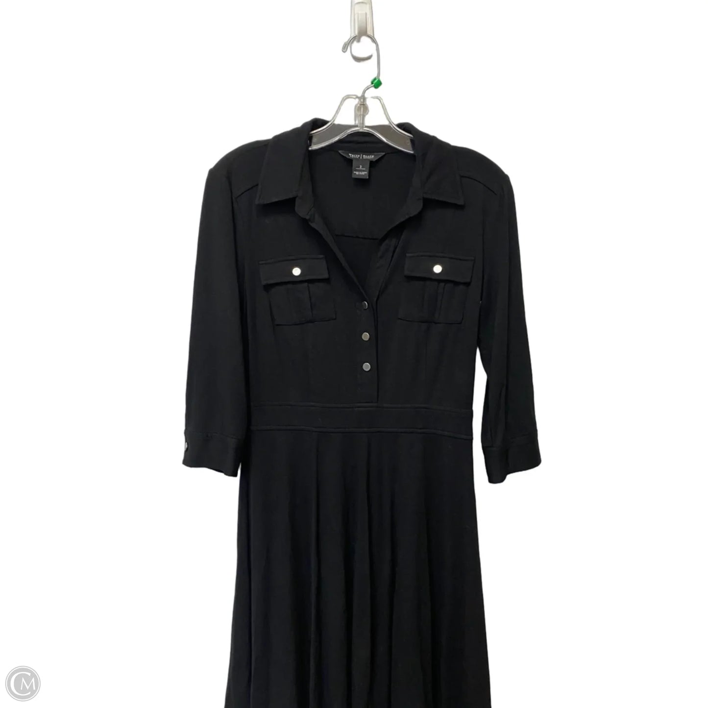 Dress Casual Short By White House Black Market In Black, Size: 2
