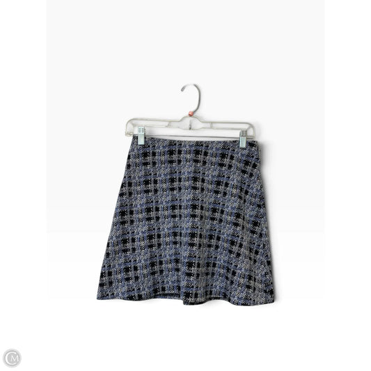 Skirt Mini & Short By Loft In Black & Blue, Size: Xsp