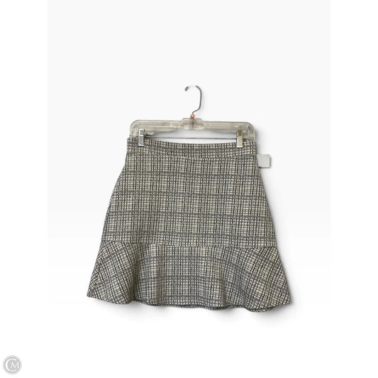 Skirt Mini & Short By Loft In Black & White, Size: Sp