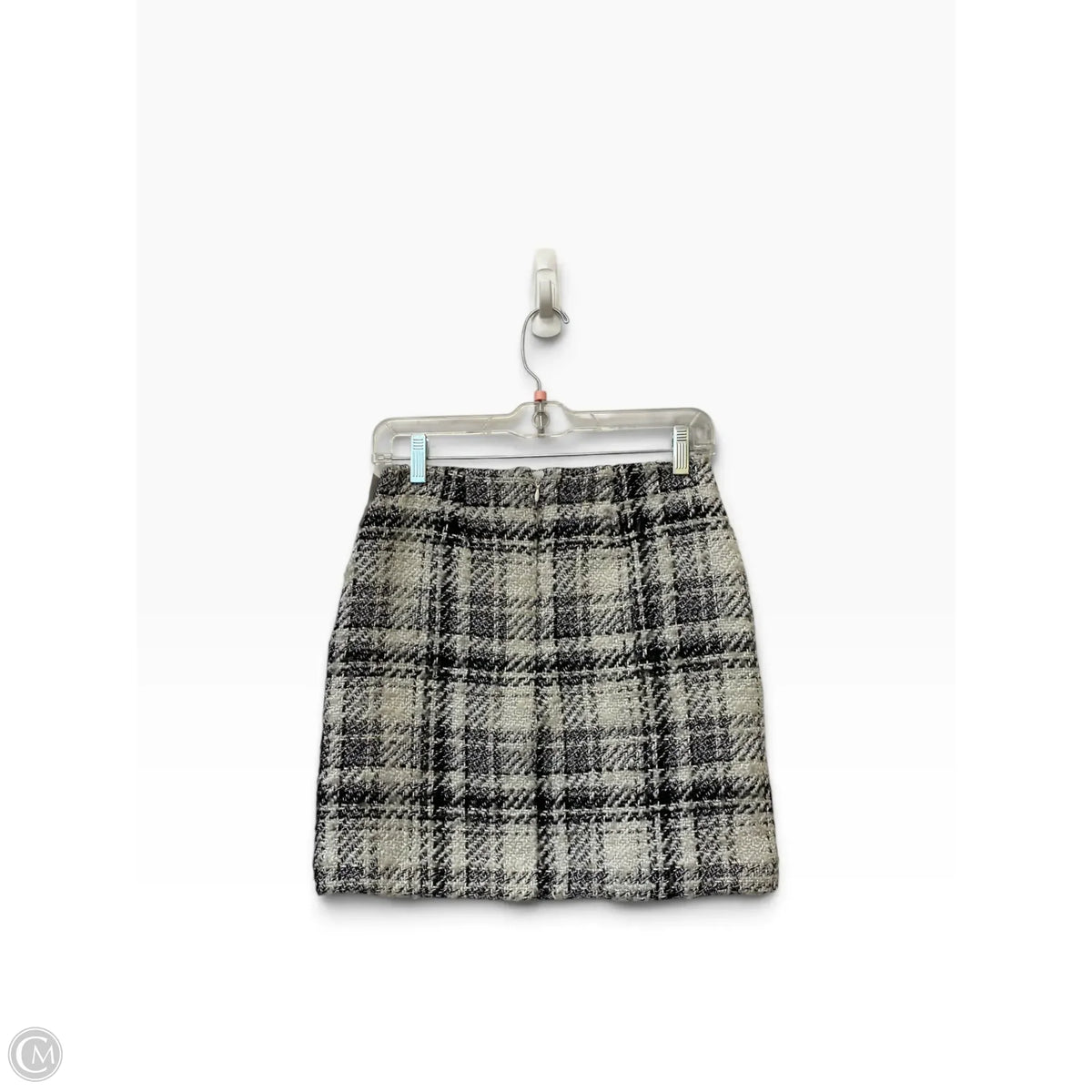 Skirt Mini & Short By Loft In Black & White, Size: 0